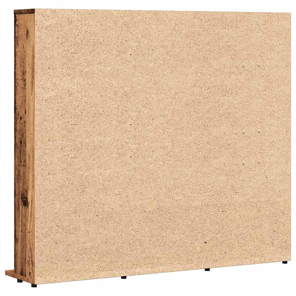Mobile Porta CD Legno Antico 50x33x117,5 cm Legno Multistrato | homemem39