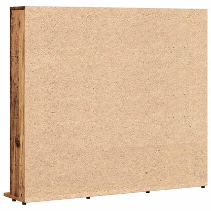 Mobile Porta CD Legno Antico 50x33x117,5 cm Legno Multistrato
