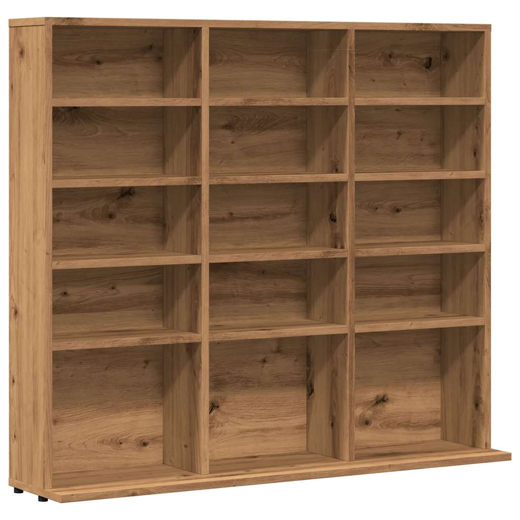 Mobile Porta CD Artigianale 100x23x89,5 cm Legno Multistrato | homemem39
