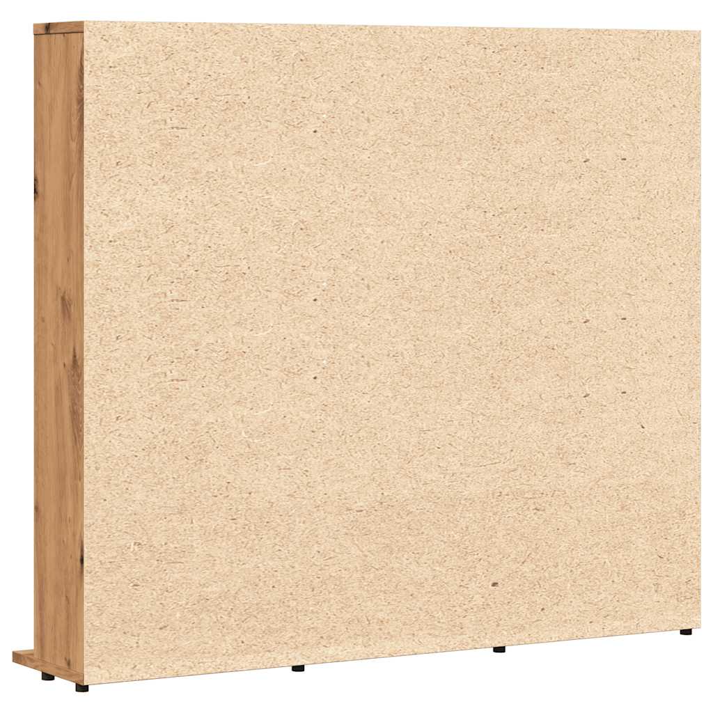 Mobile Porta CD Artigianale 100x23x89,5 cm Legno Multistrato | homemem39