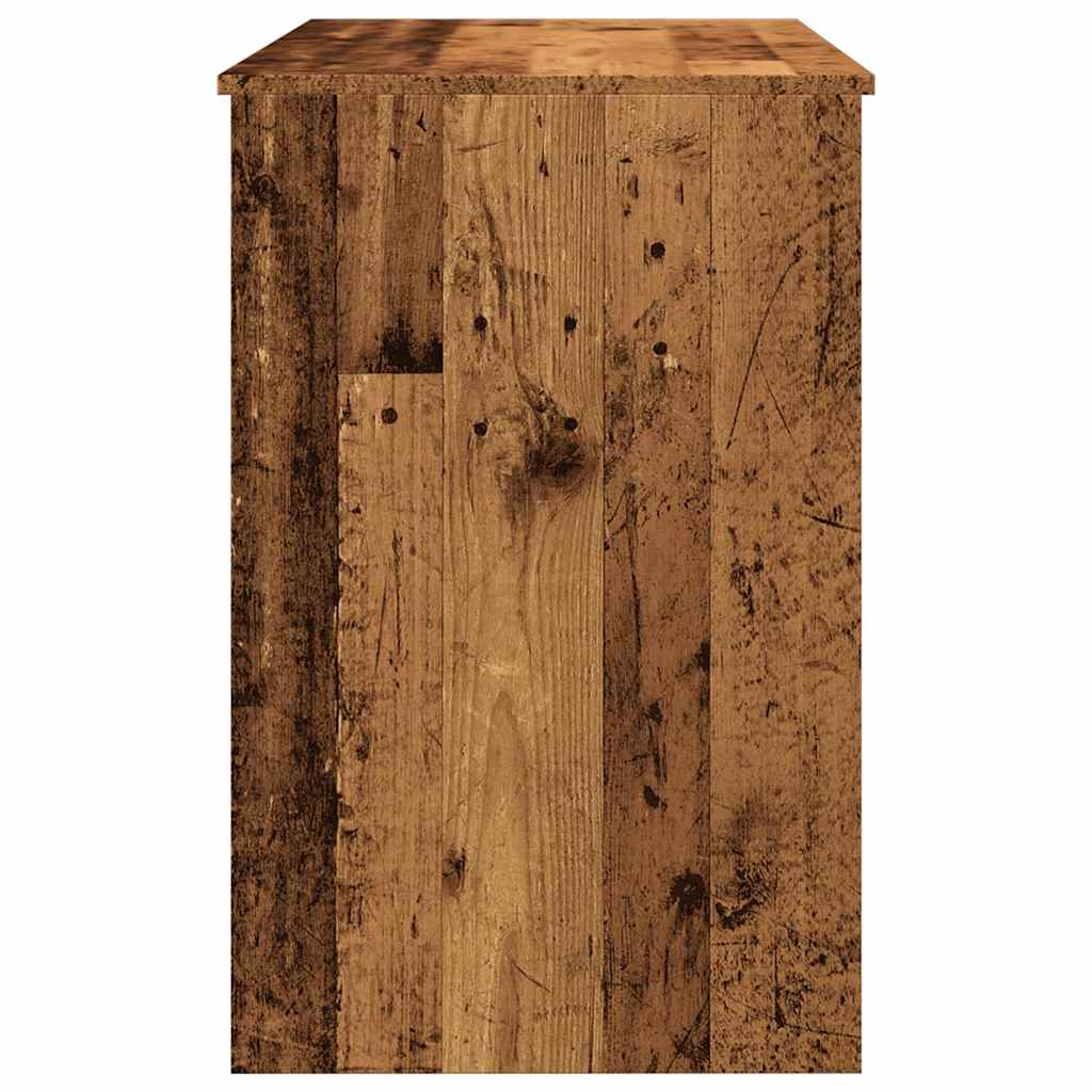 Scrivania Legno Antico 100x50x76 cm in Legno Multistrato - homemem39