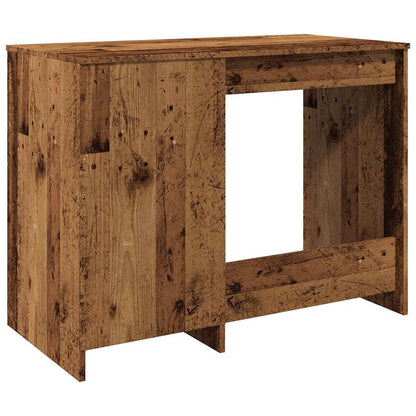 Scrivania Legno Antico 100x50x76 cm in Legno Multistrato - homemem39