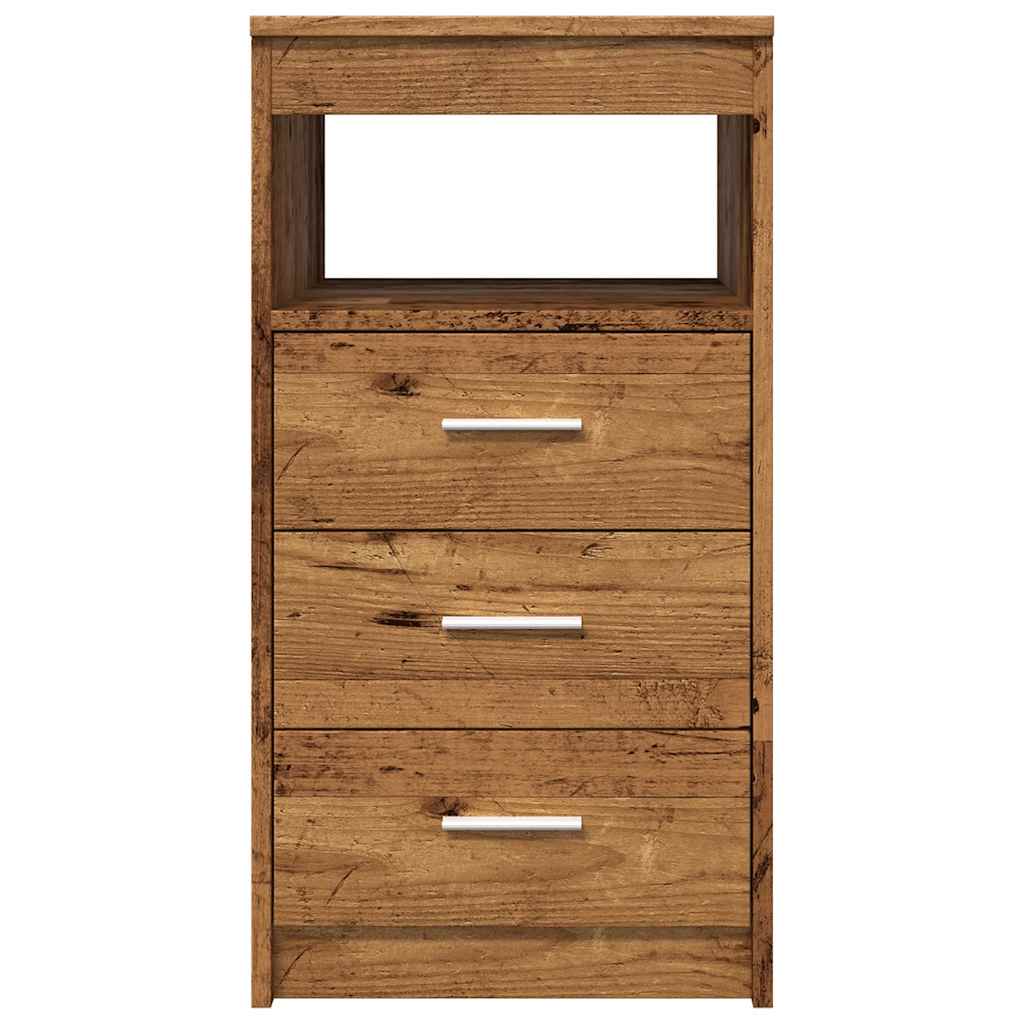 Cassettiera Legno Antico 40x50x76 cm in Truciolato | homemem39