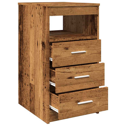 Cassettiera Legno Antico 40x50x76 cm in Truciolato
