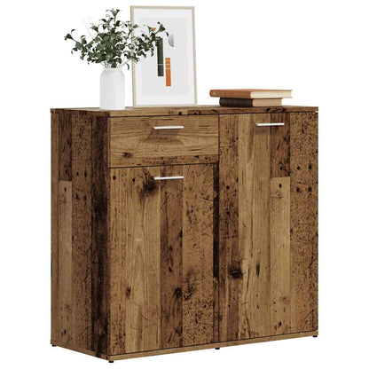 Credenza Legno Antico 80x36x75 cm in Truciolato - homemem39