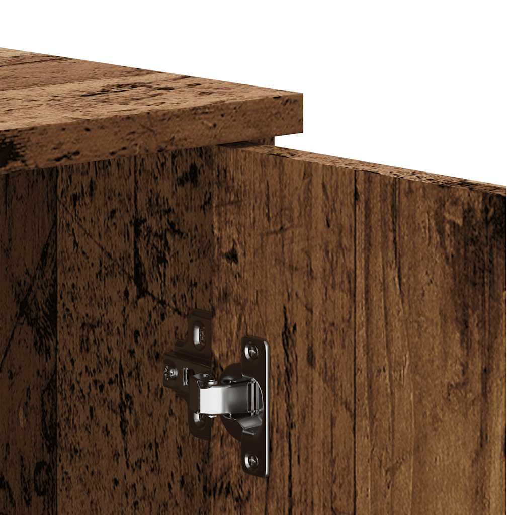 Credenza Legno Antico 80x36x75 cm in Truciolato - homemem39