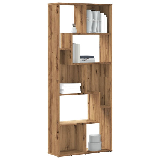 Libreria Rovere Artigianale 67x24x161 cm in Truciolato