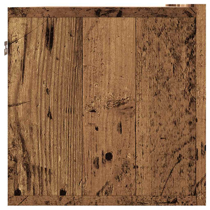 Mobile TV a Parete Legno Antico 100x30x30 cm in Truciolato - homemem39