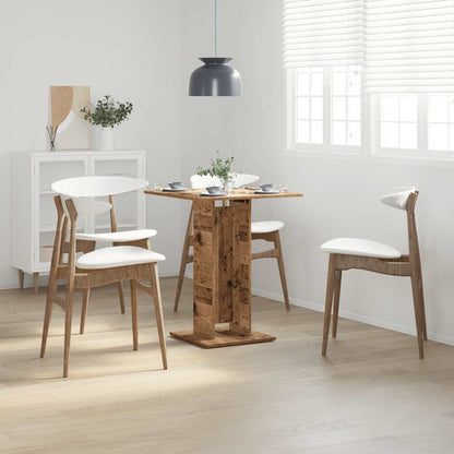 Tavolo da Bistrot Legno Antico 60x60x75 cm in Truciolato | homemem39