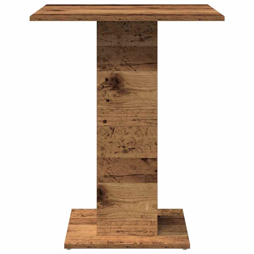 Tavolo da Bistrot Legno Antico 60x60x75 cm in Truciolato | homemem39