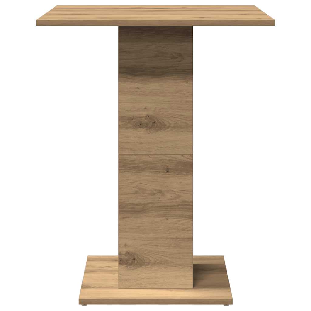Tavolo da Bistrot Rovere Artigianale 60x60x75 cm in Truciolato | homemem39