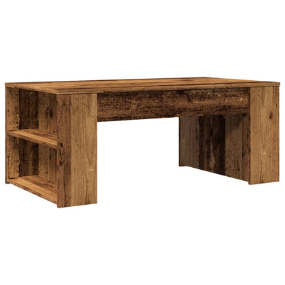 Tavolino da Salotto Legno Antico 102x55x42 cm Legno Multistrato | homemem39