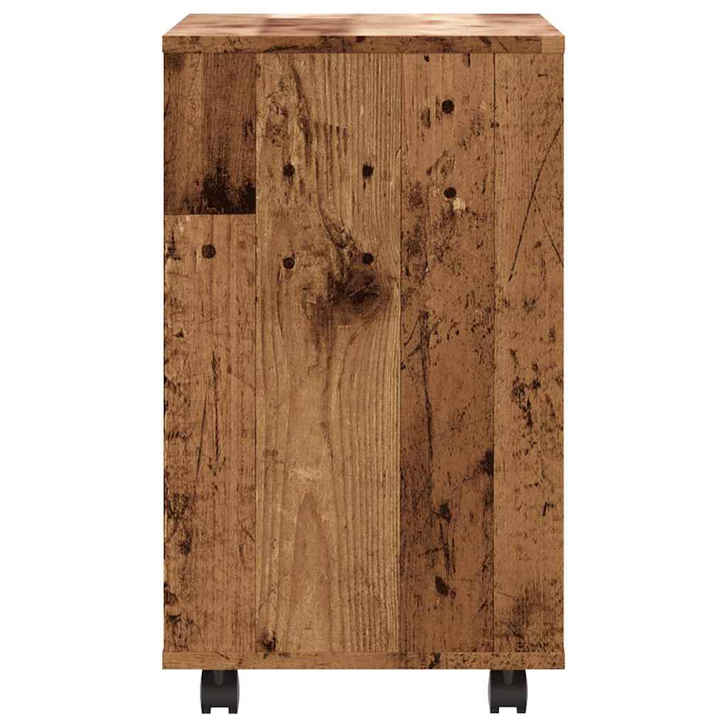 Tavolino Salotto Legno Antico 70x35x55 cm in Legno Multistrato