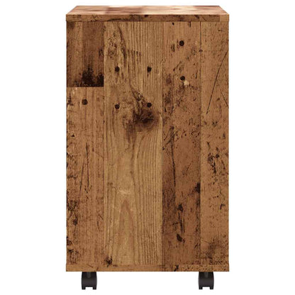 Tavolino Salotto Legno Antico 70x35x55 cm in Legno Multistrato
