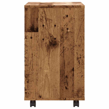 Tavolino Salotto Legno Antico 70x35x60,5cm in Legno Multistrato