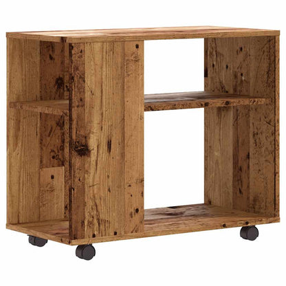 Tavolino Salotto Legno Antico 70x35x60,5cm in Legno Multistrato