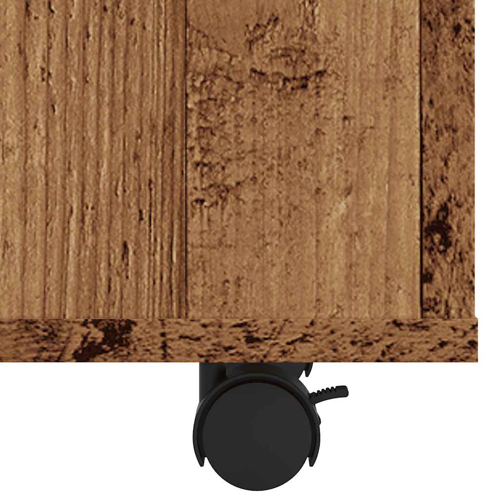 Tavolino Salotto Legno Antico 70x35x60,5cm in Legno Multistrato
