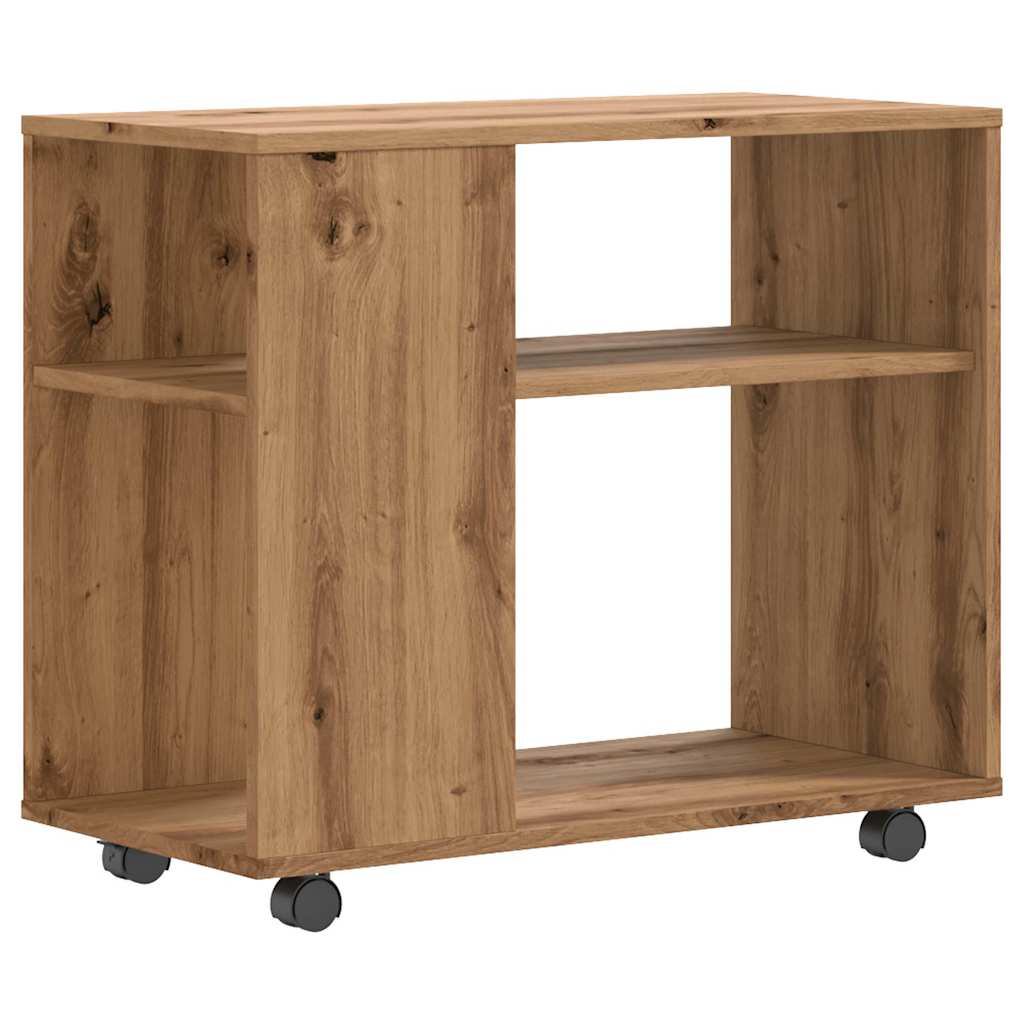 Tavolino da Salotto Rovere Artigianale 70x35x55cm in Truciolato | homemem39