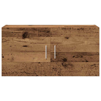 Armadietto da Parete Legno Antico 80x39x40 cm in Truciolato