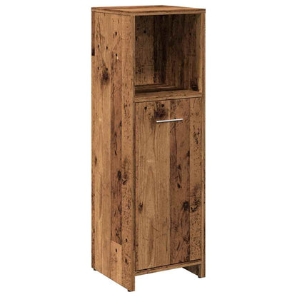 Mobile da Bagno Legno Antico 30x30x95 cm in Legno Multistrato | homemem39