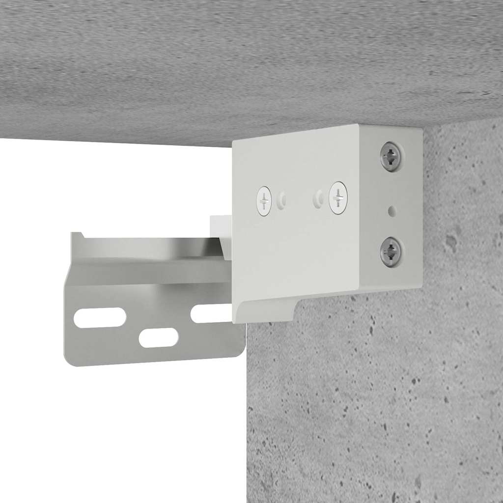 Mobile Bagno con Specchio Grigio Cemento 80x20,5x64 Multistrato | homemem39