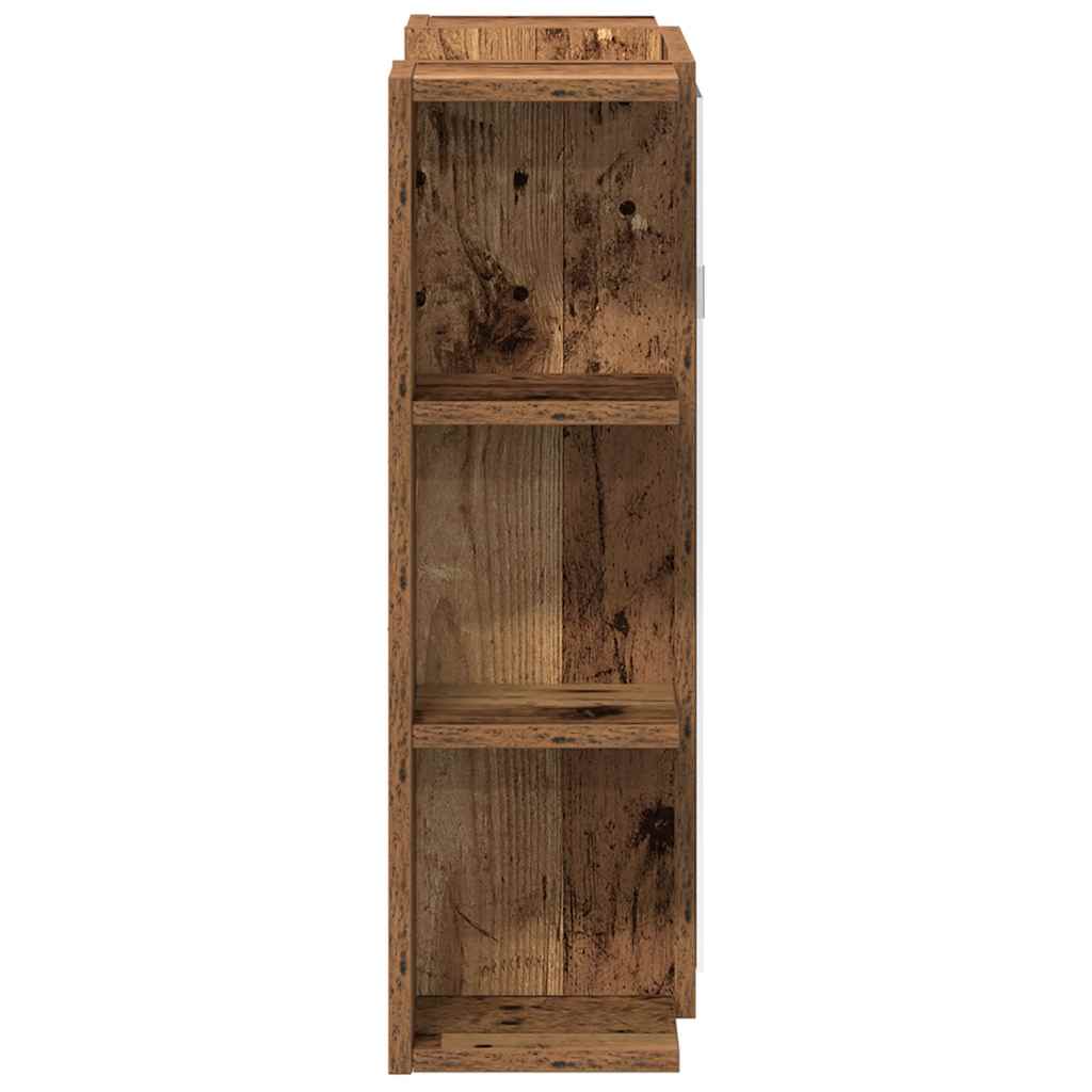 Mobile Bagno con Specchio Legno Antico Legno Multistrato | homemem39