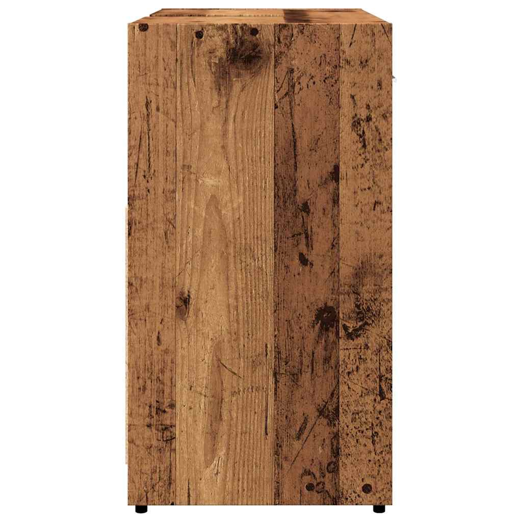 Mobile Lavabo Bagno Legno Antico 60x33x60 cm Legno Multistrato | homemem39