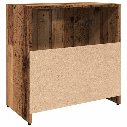 Mobile Lavabo Bagno Legno Antico 60x33x60 cm Legno Multistrato | homemem39