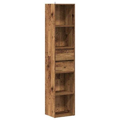 Libreria Legno Antico 36x30x171 cm in Legno Multistrato | homemem39