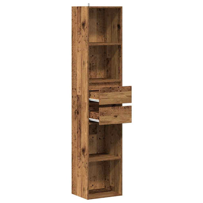 Libreria Legno Antico 36x30x171 cm in Legno Multistrato | homemem39