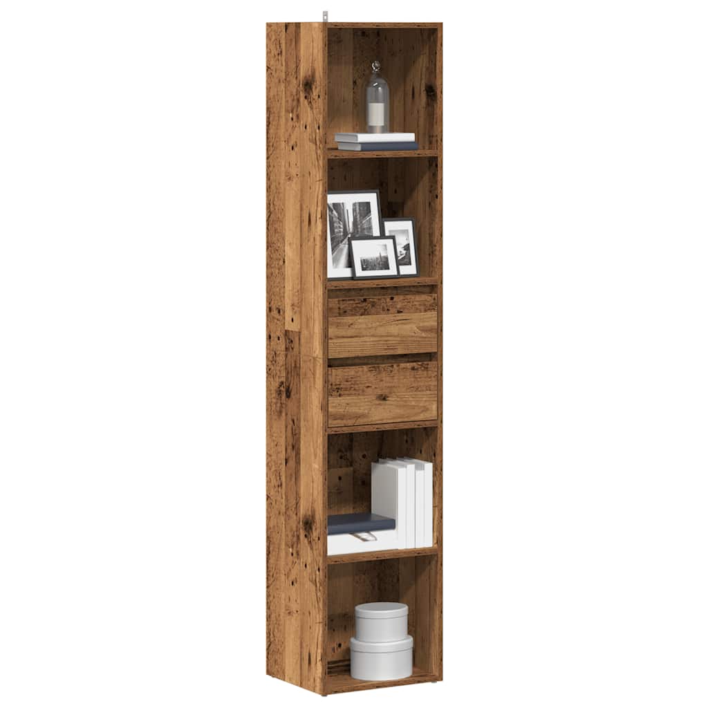 Libreria Legno Antico 36x30x171 cm in Legno Multistrato | homemem39