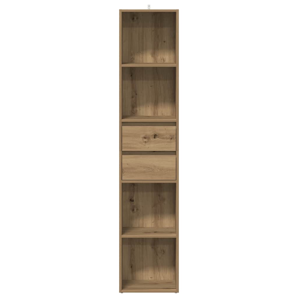 Libreria Rovere Artigianale 36x30x171 cm Legno Multistrato