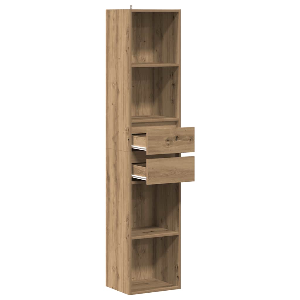 Libreria Rovere Artigianale 36x30x171 cm Legno Multistrato | homemem39