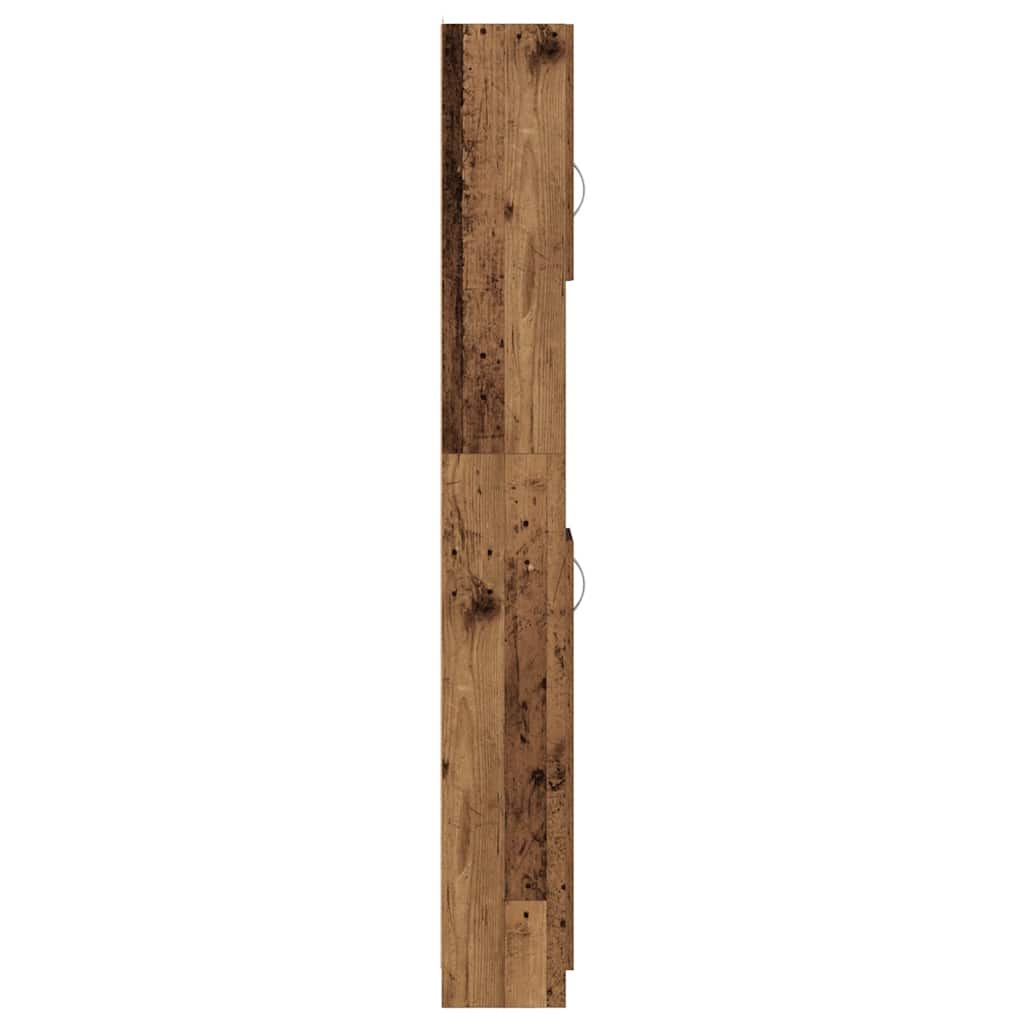 Mobile da Bagno Legno Antico 32x25,5x190 cm in Legno Ingegnerizzato | homemem39