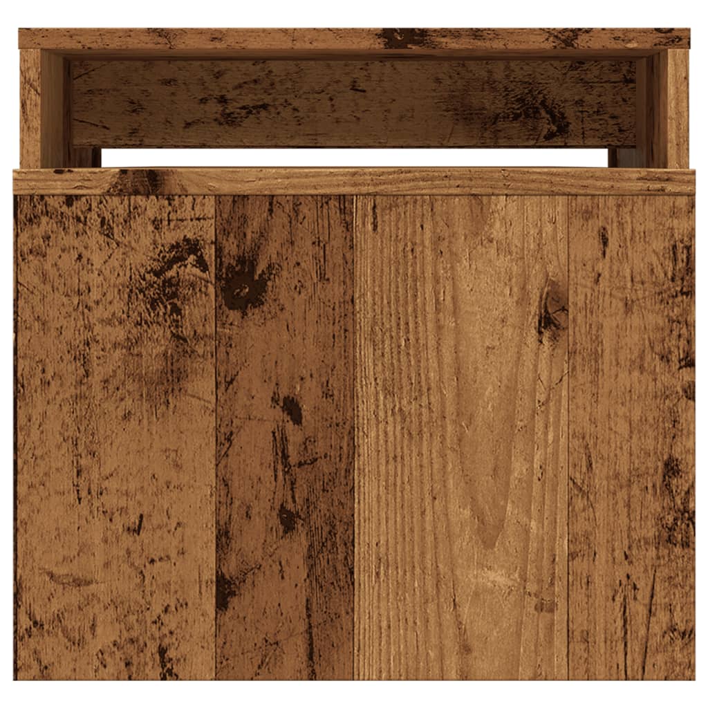Tavolino da Salotto Legno Vecchio 100x48x40 cm in Truciolato | homemem39