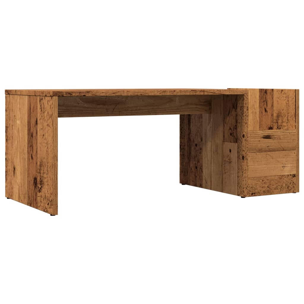 Tavolino da Salotto Legno Antico 90x45x35 cm in Truciolato | homemem39