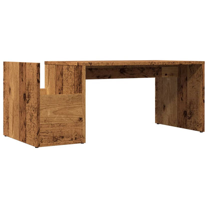 Tavolino da Salotto Legno Antico 90x45x35 cm in Truciolato | homemem39