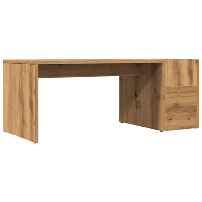 Tavolino da Salotto Rovere Artigianale 90x45x35cm in Truciolato