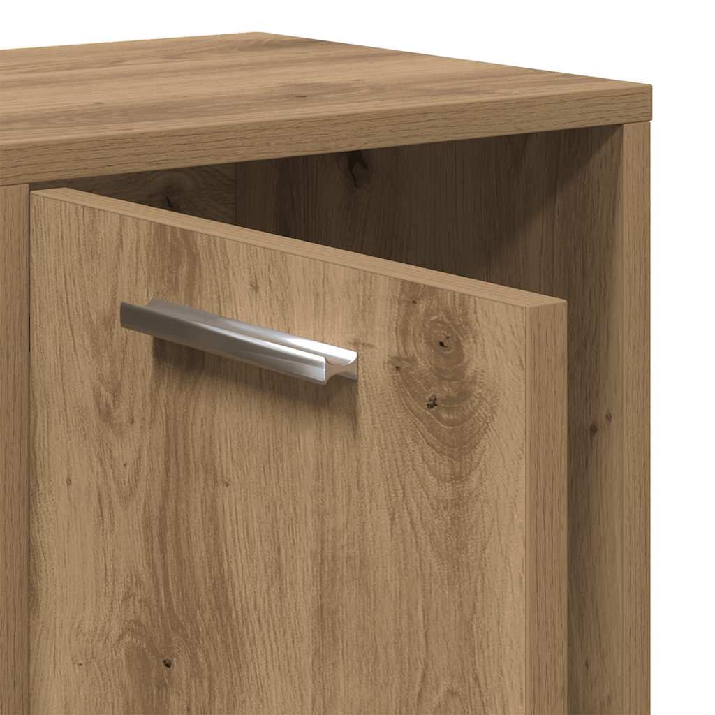 Libreria Rovere Artigianale 90x28x90 cm in Legno Multistrato