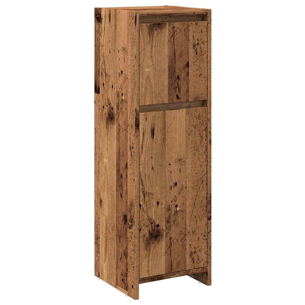Mobile da Bagno Legno Antico 30x30x95 cm in Legno Multistrato | homemem39