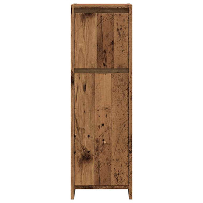 Mobile da Bagno Legno Antico 30x30x95 cm in Legno Multistrato | homemem39