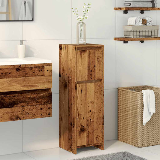 Mobile da Bagno Legno Antico 30x30x95 cm in Legno Multistrato | homemem39