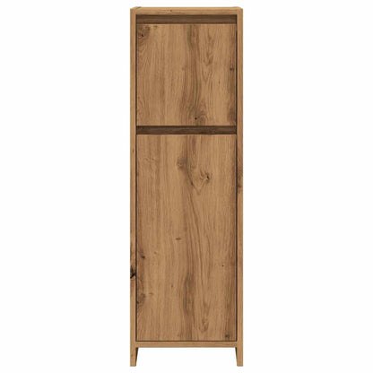 Armadietto Bagno Artigianale 30x30x95 cm in Legno Multistrato