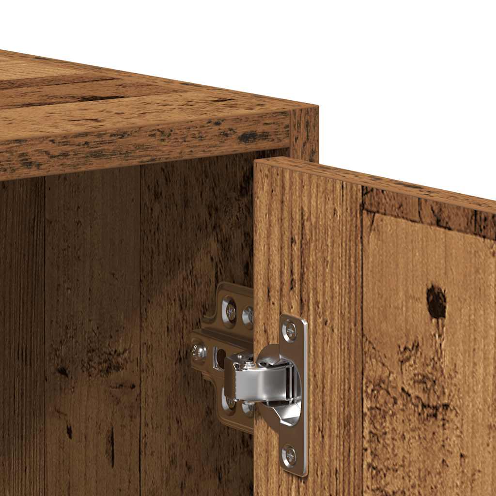 Mobile da Bagno Legno Antico 30x30x183,5 cm in Truciolato | homemem39