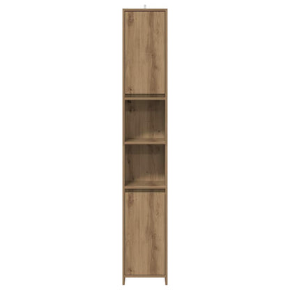 Mobile da Bagno Rovere Artigianale 30x30x183,5 cm in Truciolato