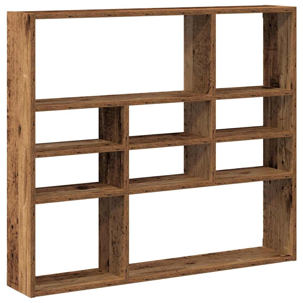 Scaffale a Parete Legno Vecchio 90x16x78 cm Legno Multistrato | homemem39