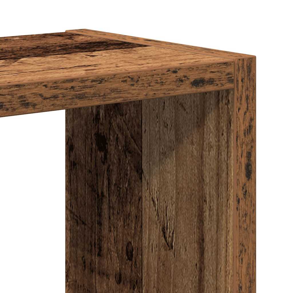 Scaffale a Parete Legno Vecchio 90x16x78 cm Legno Multistrato | homemem39
