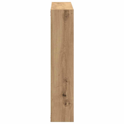 Scaffale a Parete Rovere Artigianale 90x16x78 cm Truciolato