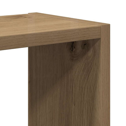 Scaffale a Parete Rovere Artigianale 90x16x78 cm Truciolato