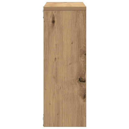 Scaffale a Parete Rovere Artigianale 45x16x45 cm in Truciolato | homemem39